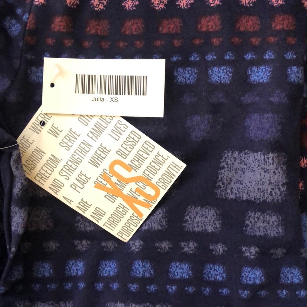 XS LuLaRoe Julia dress